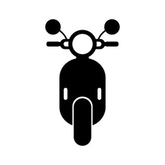 Motorcycle icon. Scooter icon. Vector illustration design.