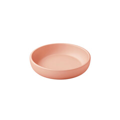 Pastel Pink Ceramic Bowl, Empty Dish, Minimalist Tableware