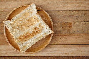 Slice toast bread loaf breakfast