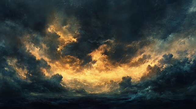 Dramatic storm cloud background.