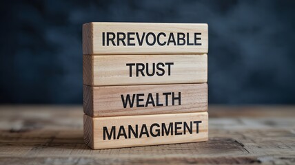 Wealth management strategies building trust in financial services professional setting business concept close-up view