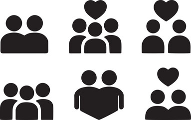 couple silhouette vector, romantic silhouette art, love couple shadow, relationship vector clip art