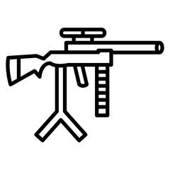 Machine Gun Icon