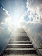 Dramatic sunbeams breaking through dark clouds symbolize hope and resilience in a solemn atmosphere