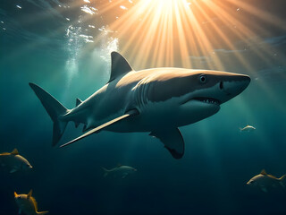 Obraz premium great white shark