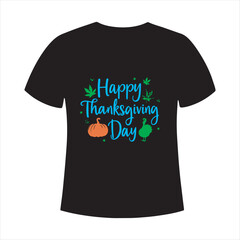 Happy Thanksgiving Day Typography Design,Thanksgiving Day T Shirt Design,Black and White Thanksgiving Graphic,Thanksgiving Celebration Typography Art,Autumn Leaves and Turkey Thanksgiving Design