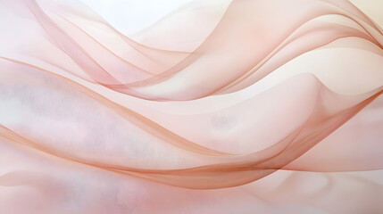 Obraz premium Calming rhythms fluid waves soft pastel