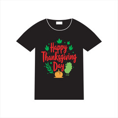 Happy Thanksgiving Day Typography Design,Thanksgiving Day T Shirt Design,Black and White Thanksgiving Graphic,Thanksgiving Celebration Typography Art,Autumn Leaves and Turkey Thanksgiving Design