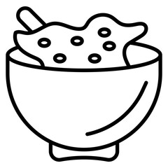 Cereal Bowl Icon