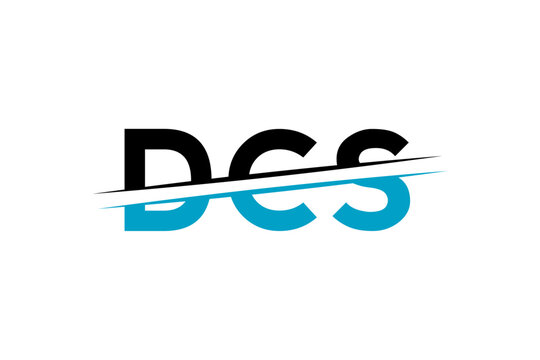 Innovative dCS Letter Logo Design with Linked Initials for Professional Branding