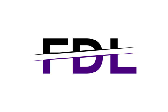 Creative FDL Letter Logo Design for Stylish Branding with Unique Initials Concept