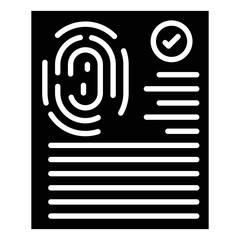 Fingerprint Database Icon