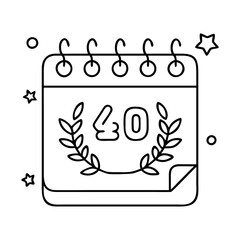 milestone icon, milestone line art - simple line art of milestone, perfect for milestone logos and icons