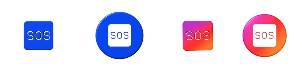 sos health beauty 3D icon