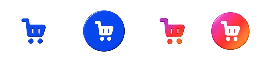 shopping cart money shopping 3D icon © srenhouse