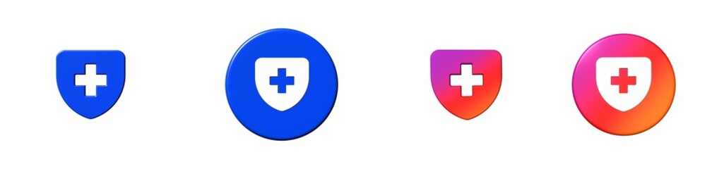 shield interface essential 3D icon