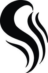 Aromas vaporize icon. Smells vector line icon, hot aroma, stink or cooking steam symbols, smelling or vapor, smoking or odors sign on white background