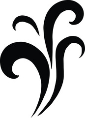 Aromas vaporize icon. Smells vector line icon, hot aroma, stink or cooking steam symbols, smelling or vapor, smoking or odors sign on white background