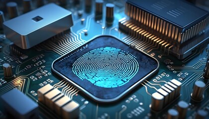 Fingerprint Biometric Security on Circuit Board