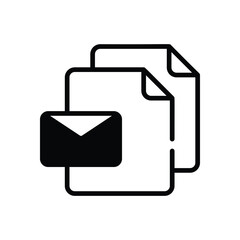Email  Icon vector stock illustration