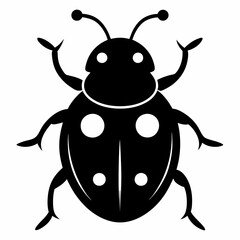 Stylized Sea Ladybug Silhouette Ar