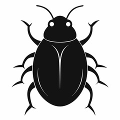 Stylized Sea Ladybug Silhouette Ar