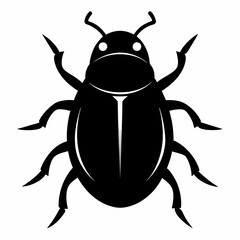 Stylized Sea Ladybug Silhouette Ar