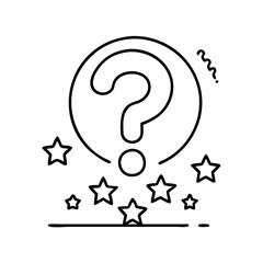 question mark with globe and arrows global inquir icon