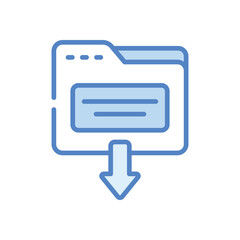 Fototapeta premium Download Icon vector stock illustration