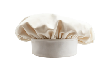 Elegant off white chef s hat pristine fabric culinary symbol perfect for cooking baking restaurant