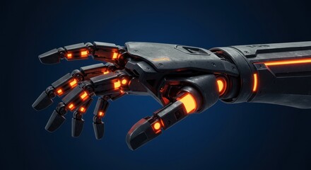 Cybernetic Hand Illustration