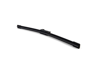 New modern frameless car windshield wiper blade isolated on white background.