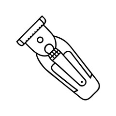 trimmer icon, trimmer line art - simple line art of trimmer, perfect for trimmer logos and icons