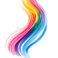 Obraz premium Simple color banner on a white background with a clean and minimalistic design.