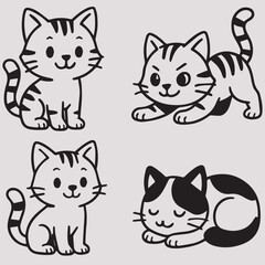 Captain Catnip Alphabet Vector Design