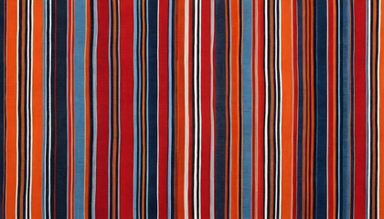 Colorful Striped Fabric Texture