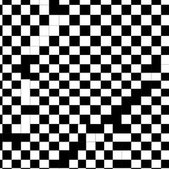 Black and White Checkerboard Pattern