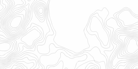 Modern topo map design White wire wavy stripe background with topographic world grid wave Topographic map geographic line texture.	
