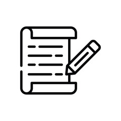 Document  Icon vector stock illustration