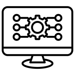Engineer Simple Icon Vector Illustration Concept