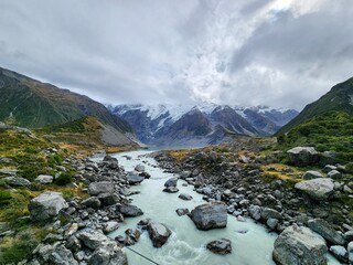 river in the mountains
