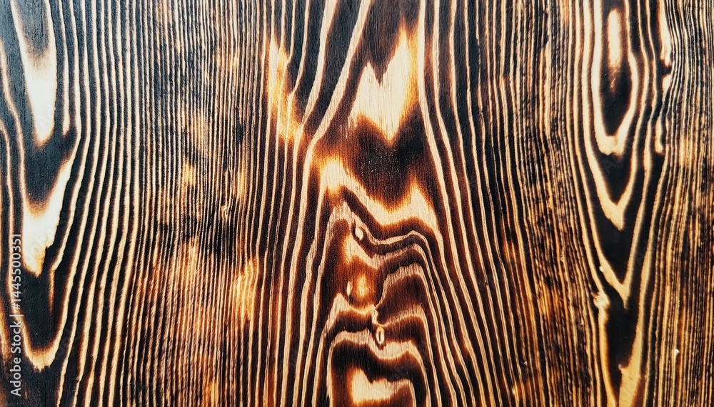 Poster charred wood planks texture background for rustic web design, print media, or branding projects high-resolution natural grain graphic resource

