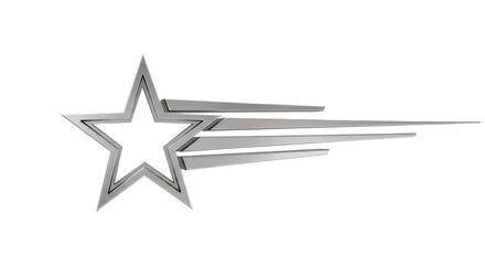 Isolated Shooting Star Logo