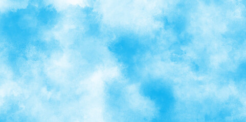 painted grunge and grainy light blue clouds watercolor background, The sky blue texture clouds paper texture, shiny beautiful light blue cloudy sky, light ocean blue watercolor abstract texture.