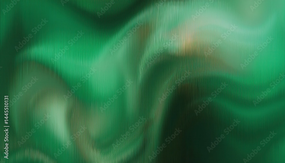 Leinwandbilder abstract green waves with vertical lines texture for modern web design, branding, digital background