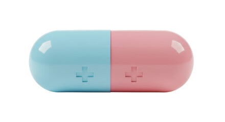 Isolated Medical Capsule Pill