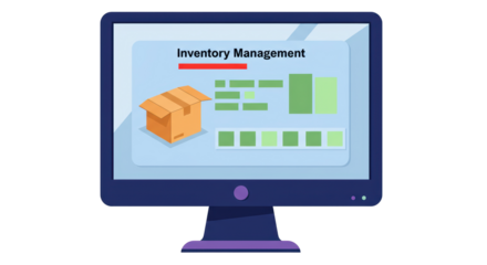 Isolated Inventory Management on Computer Screen
