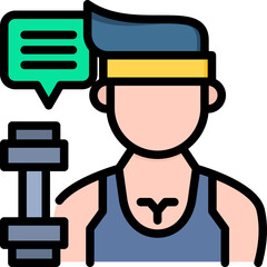 Obraz premium Personal Trainer icon