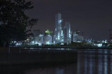 工場夜景