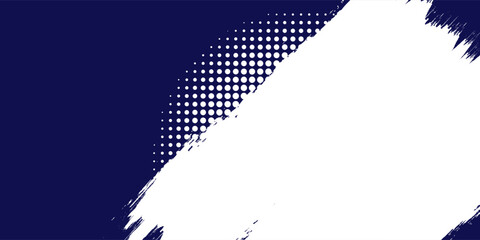 Creative Abstract Grunge Background in Blue and White for Sports Themes with Brush and Halftone Details
